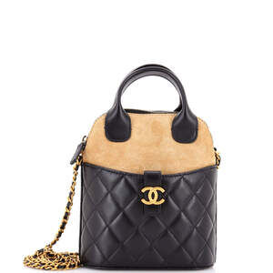 Chanel Cc Dome Top Handle Clutch With #247583C44B